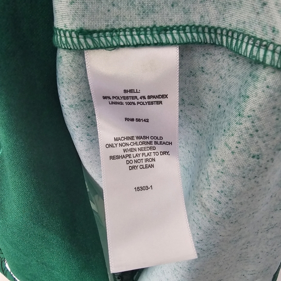 Green Liz Claiborne Short Sleeve Sheath Dress in Size 12 - Picture 7 of 12